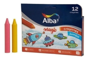 Crayones Alba Jumbo Grande x12
