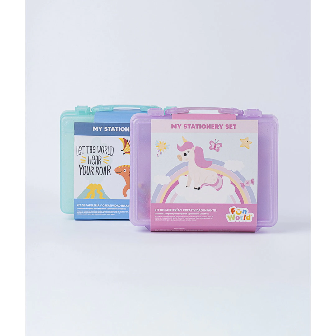 KIT PAPELERIA CREATIVIDAD FUN WORLD ROAR FW