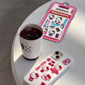STICKERS PARA EL TELEFONO HELLO KITTY WERO