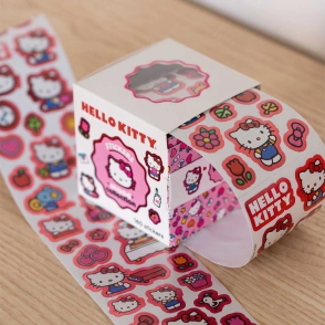 STICKERS BOX ROLL HELLO KITTY WERO