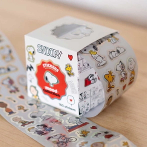 STICKERS BOX ROLL SNOOPY WERO