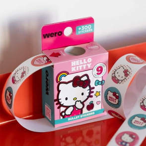STICKERS BULLET ROLL HELLO KITTY WERO