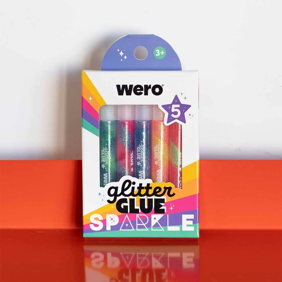 PEGAMENTO GLITTER SPARKLE WERO
