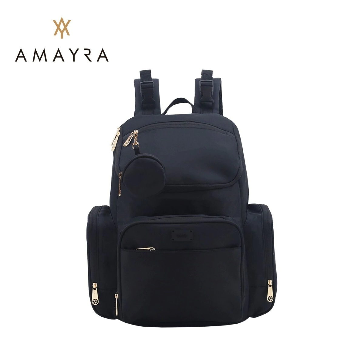 MOCHILA MATERNAL AMAYRA NEGRA
