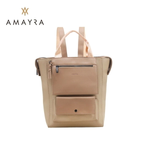 MOCHILA AMAYRA CREMA
