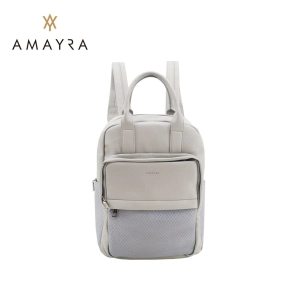 MOCHILA AMAYRA GRIS CLARO