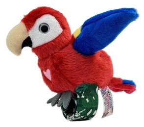 MU&Ntilde;ECO HAPPY YAPPERS LORO ROJO CON SONIDO