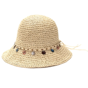 SOMBRERO MUJER BOMBIN CARACOLAS SKORA