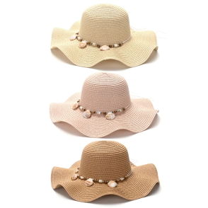 SOMBRERO MUJER CAPELINA PIEDRITAS SKORA