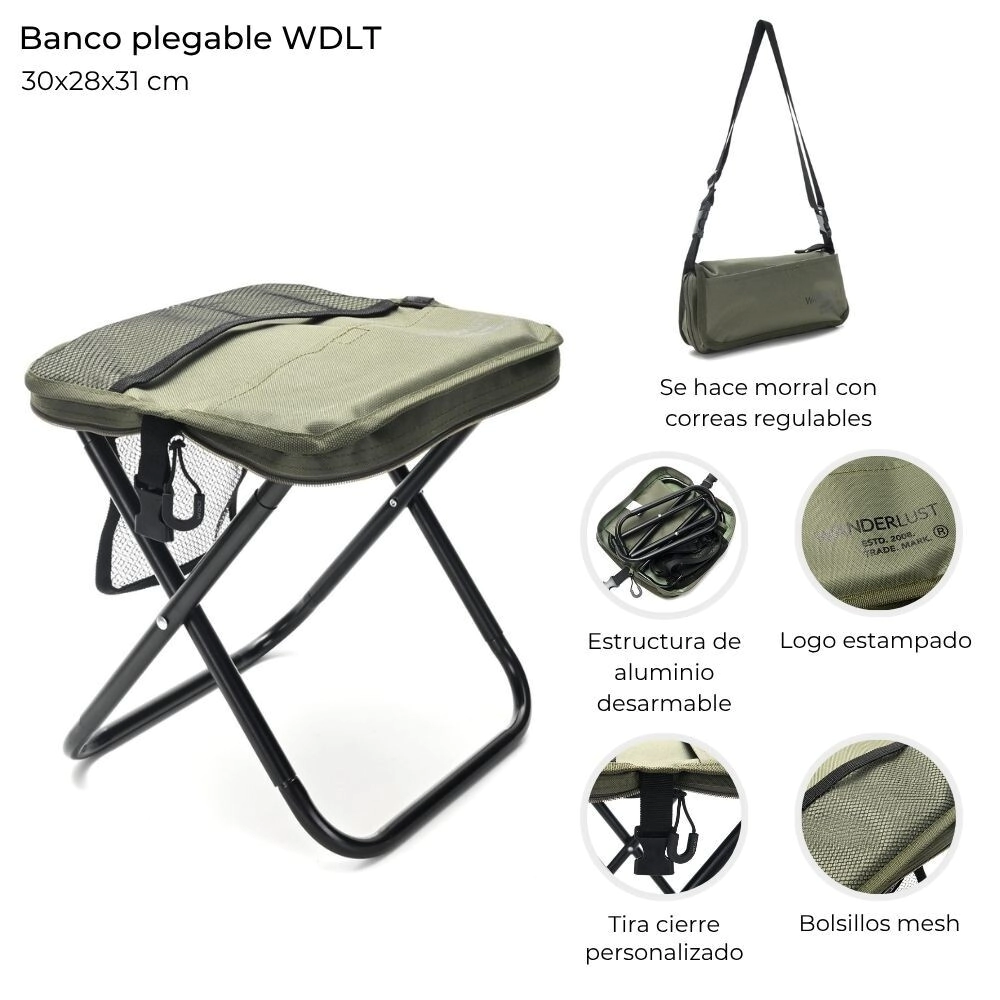 BANCO PLEGABLE WDLT CONVERTIBLE A MORRAL 30x28x31 CM