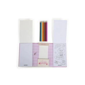 SET CUADERNO COLORIING BOOK TO GO CHITA CHIMOLA