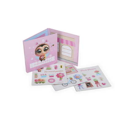 PLAYING NOTEBOOK CUADERNO CON STICKERS ABEJA CHIMOLA