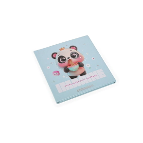 PLAYING NOTEBOOK CUADERNO CON STICKERS PANDA CHIMOLA