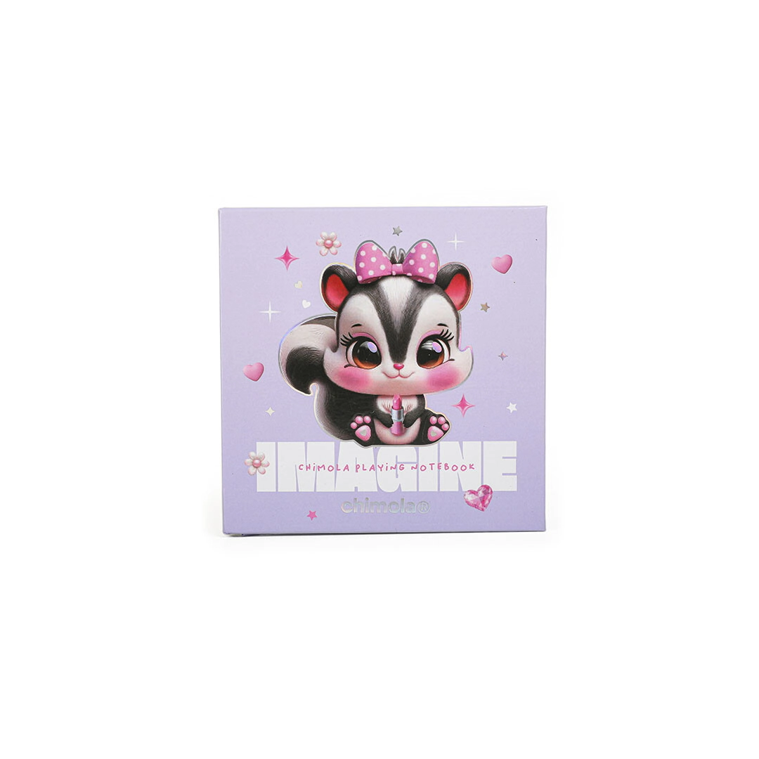 PLAYING NOTEBOOK CUADERNO CON STICKERS ZORRINA CHIMOLA