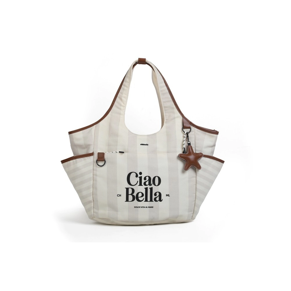 BOLSO DE LONA SICILIA CHIMOLA BEIGE