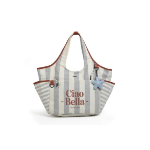 BOLSO DE LONA SICILIA CHIMOLA BLUE