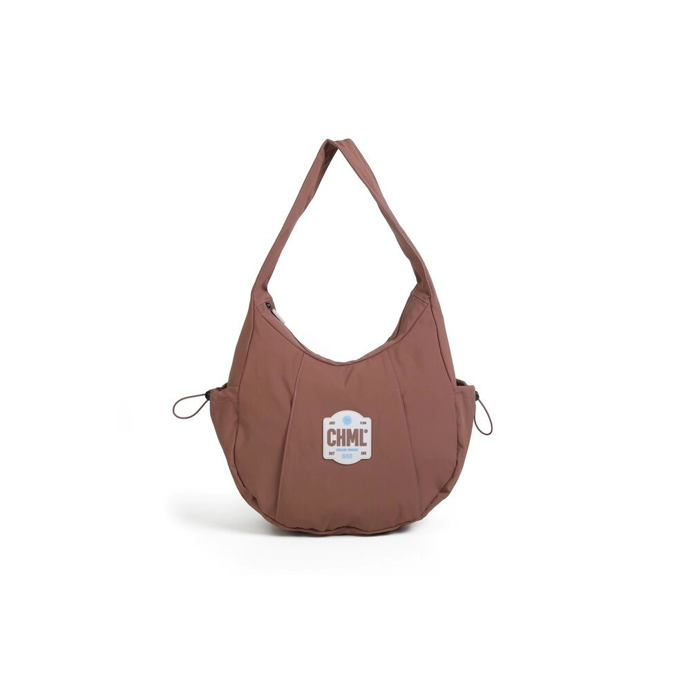 BOLSO CON LONA COPACABANA CHIMOLA CHOCOLATE
