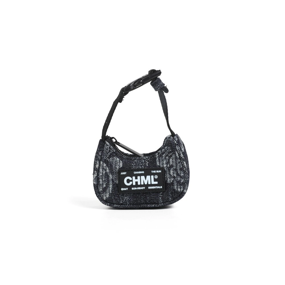 POUCH DENIM INDIGO CHIMOLA BLACK