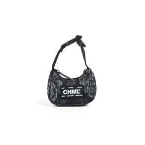 POUCH DENIM INDIGO CHIMOLA BLACK