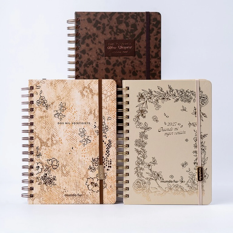 AGENDA 2027 FW DIARIA CON ESPIRAL 15X21 BOHO