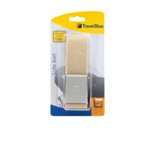 CINTURON SAFE BELT BEIGE TRAVEL BLUE
