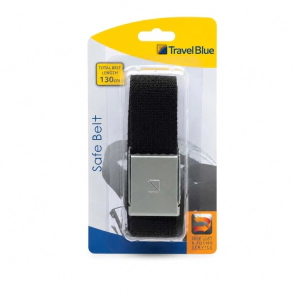 CINTURON SAFE BELT BLACK TRAVEL BLUE