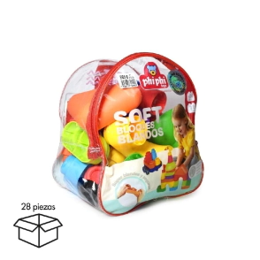 BLOQUES SOFT 28 PIEZAS PHI PHI TOYS