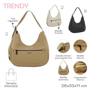 CARTERA TRENDY NEGRO