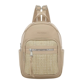 MOCHILA MISS UNIQUE BEIGE