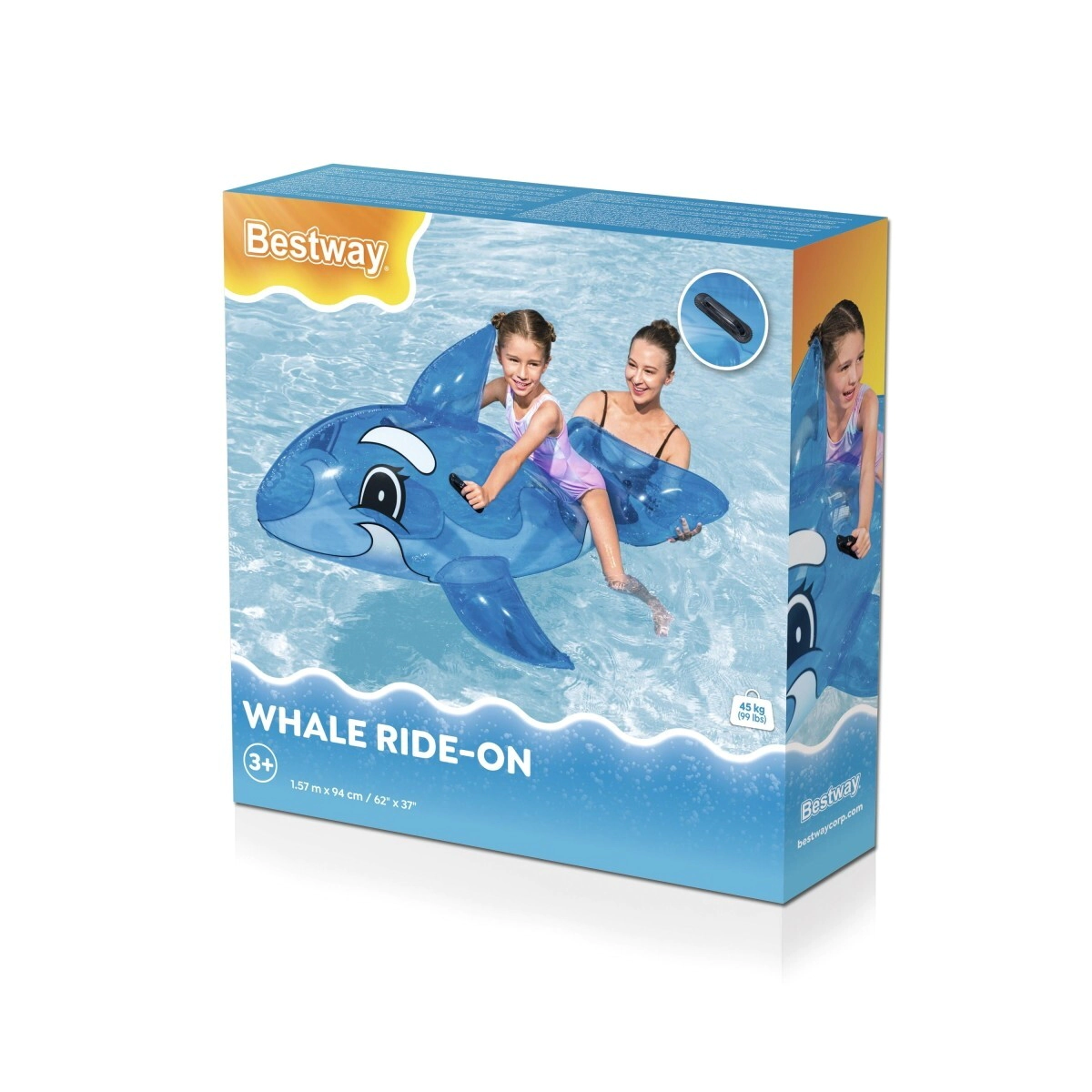 INFLABLE BALLENA 157x94 CM (B/12) BESTWAY (1880)