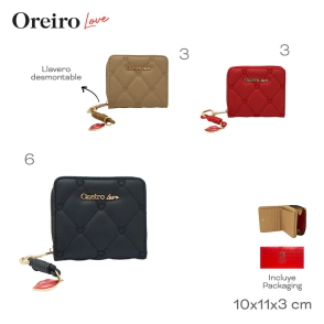 BILLETERA OREIRO LOVE ROJA