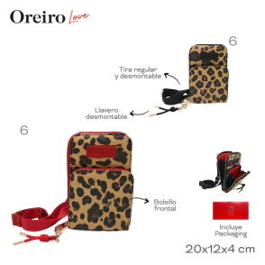 PHONE BAG OREIRO LOVE ROJA