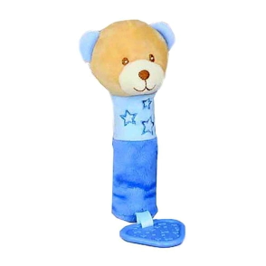 PELUCHE CON MORDILLO Y CHIRRIADOR 16CM CRESKO