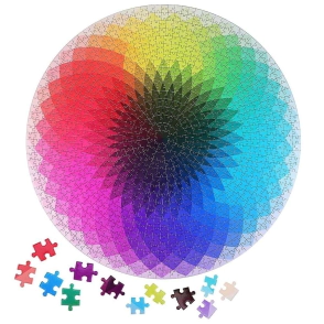 ROMPECABEZAS CIRCULAR 1000 PIEZAS 65x65CM ARCOIRIS CRESKO