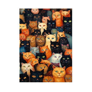 ROMPECABEZAS 1000 PIEZAS 70x50CM CAT COLLECTION CRESKO