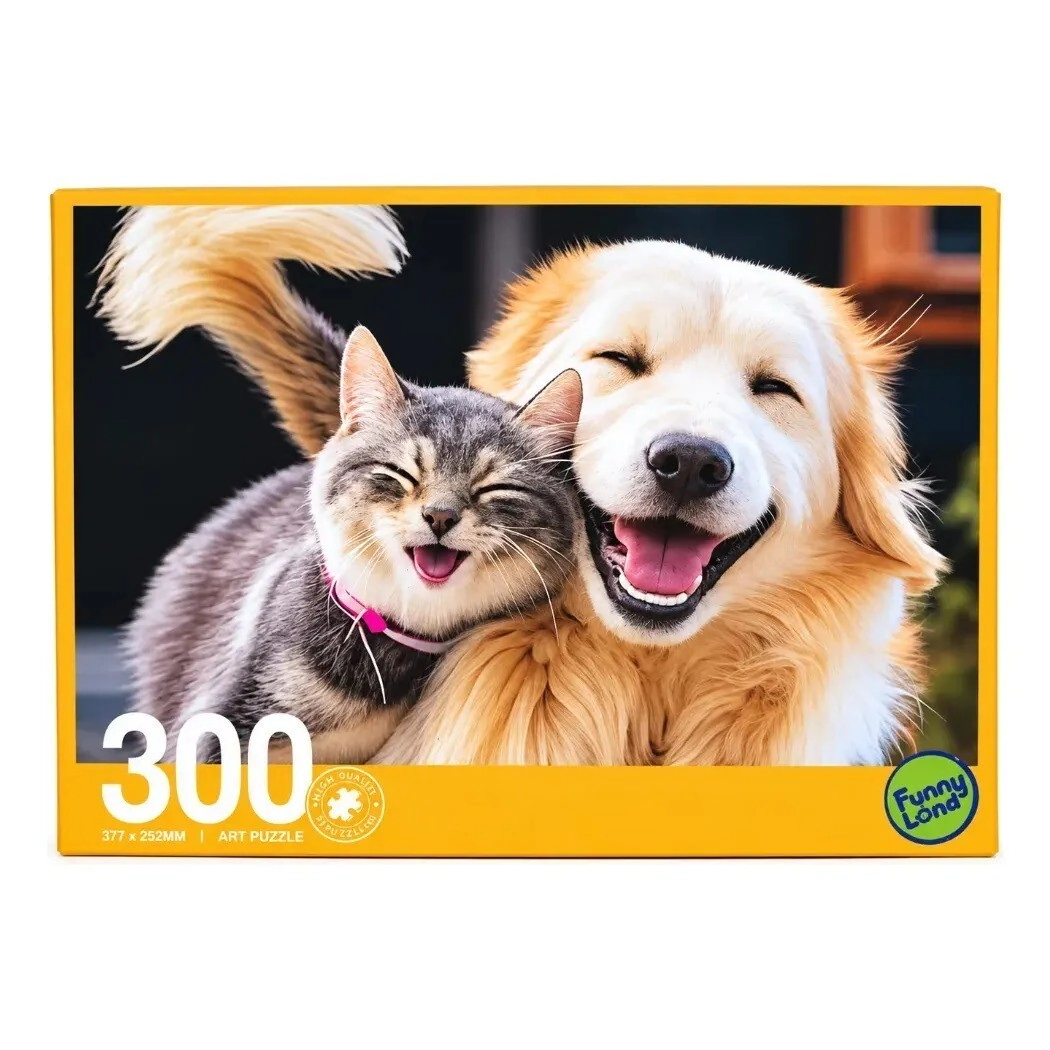 ROMPECABEZAS 300 PIEZAS HAPPY PUPPY CRESKO