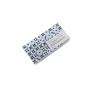 DADO 19MM TFB BLANCO CON PUNTOS NEGROS