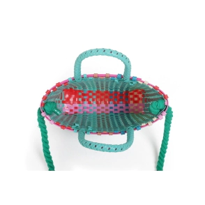 MINI BAG RAFFIA CHIMOLA GREEN