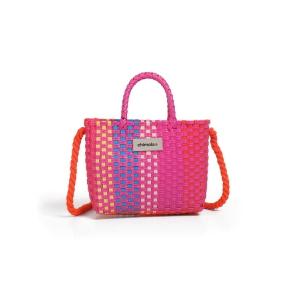 MINI BAG RAFFIA CHIMOLA PINK