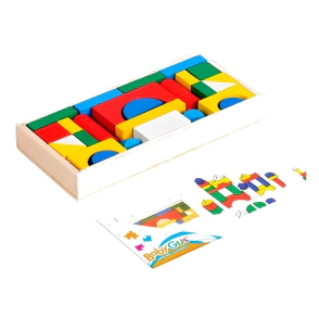 JUEGO BLOQUES DE MADERA