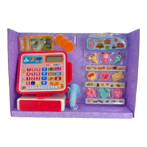 SET CAJA REGISTRADORA TINY CON CALCULADORA Y ACCESORIOS