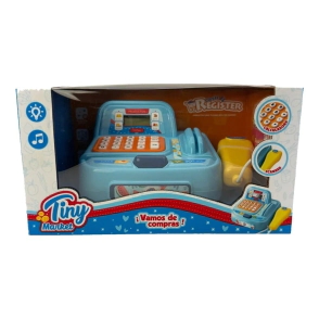 SET CAJA REGISTRADORA TINY CON LUZ SONIDO Y CALCULADORA