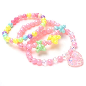 SET DE PULSERAS INFANTILES ELASTICAS SKORA