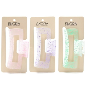 BROCHE RECTANGULAR TRANSLUCIDO GRANDE SKORA