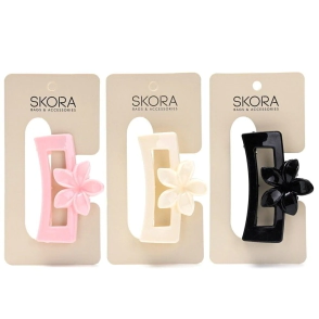 BROCHE DE PELO FLOR MEDIANO SKORA