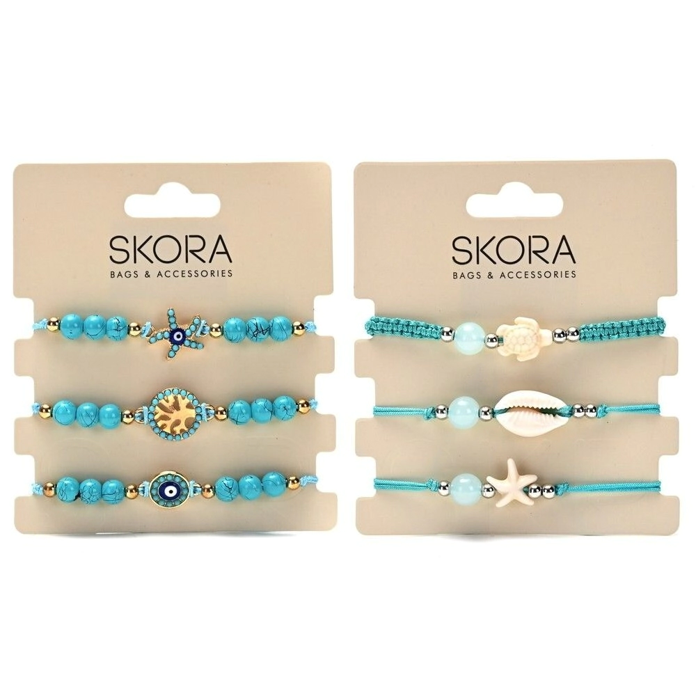 PULSERA CON CARACOLA DE CORDON SKORA