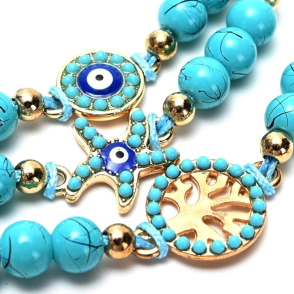 PULSERA CON CARACOLA DE CORDON SKORA