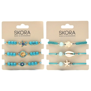 PULSERA CON CARACOLA DE CORDON SKORA