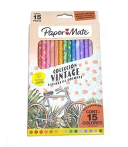 Paper Mate 15 pzas Vintage 3mm