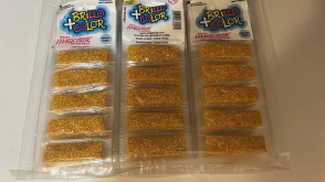 Brillantina dorado x 5 sobres x 20 blister